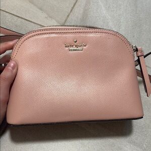Kate Spade Pink Crossbody Bag with Gold Accents